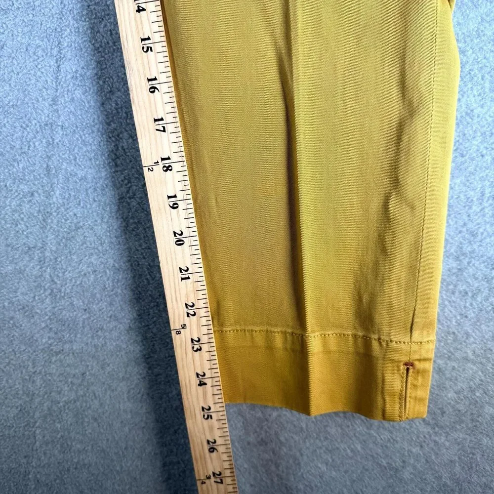 Anthropologie Pilcro and The Letterpress Stet Pants Women's 30 Mustard Mid Rise‎